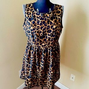 Forever 21 leopard dress